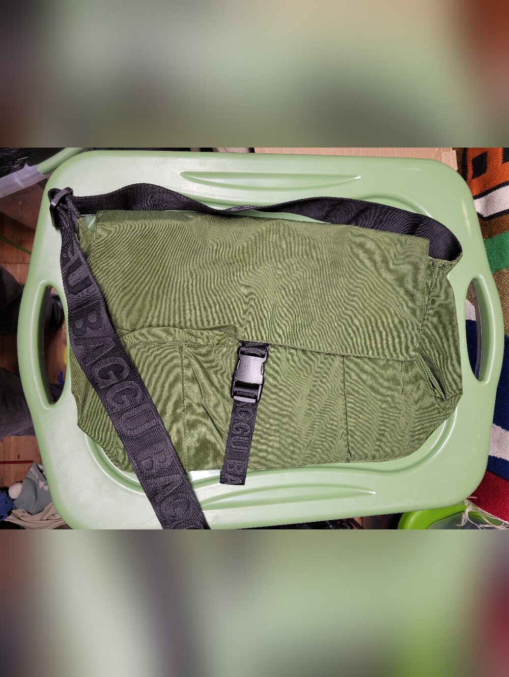 Baggu Sport Messenger Bag Bay Laurel Nwot